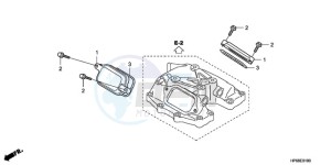 TRX700XX9 Australia - (U) drawing TAPPET COVER