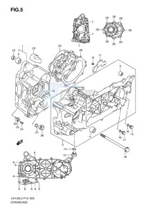 UH125Z BURGMAN EU drawing CRANKCASE