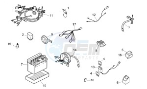 Rally 50 Air drawing Electrical system