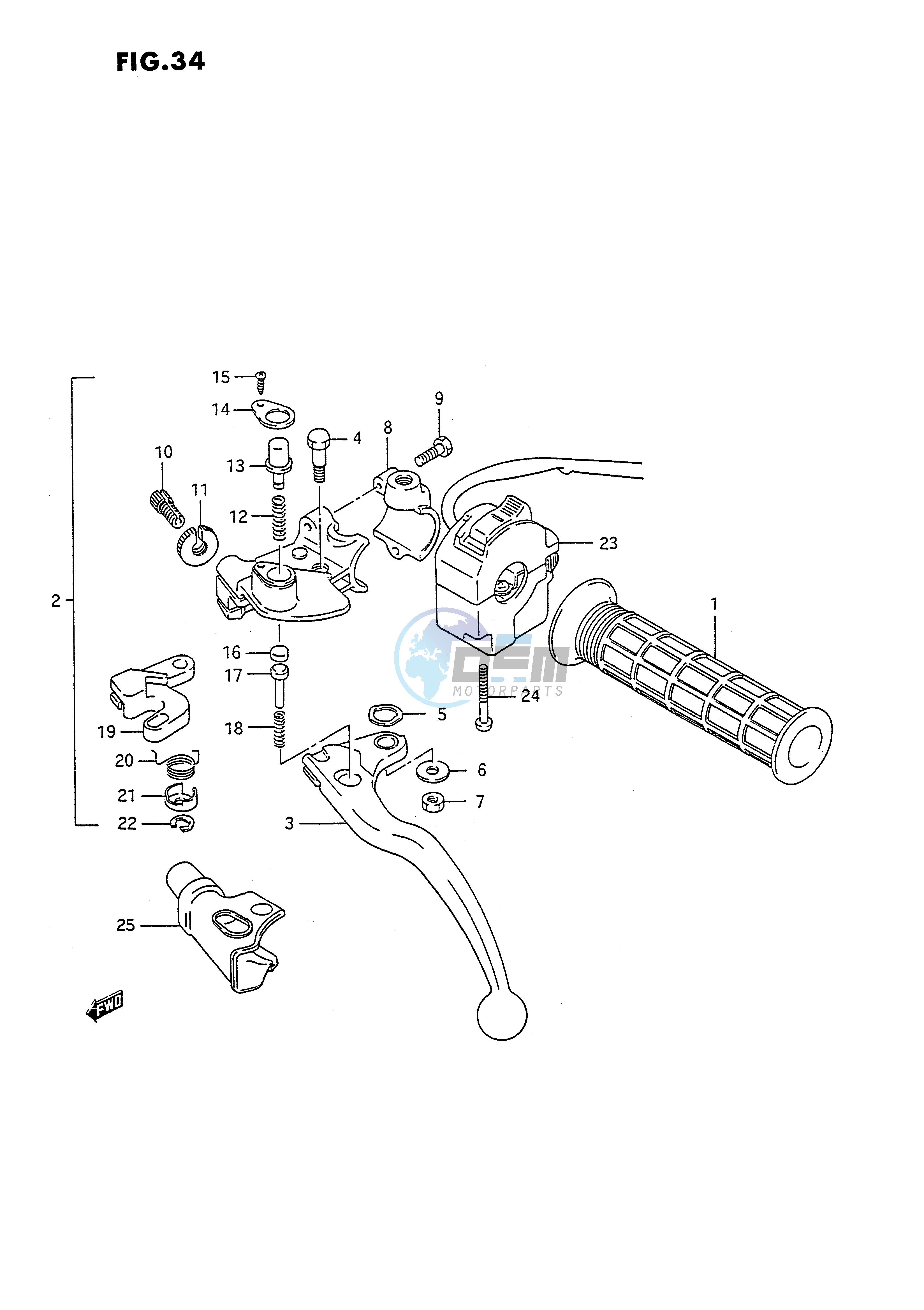 LEFT HANDLE SWITCH