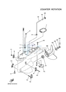 LF250TXRH drawing PROPELLER-HOUSING-AND-TRANSMISSION-4