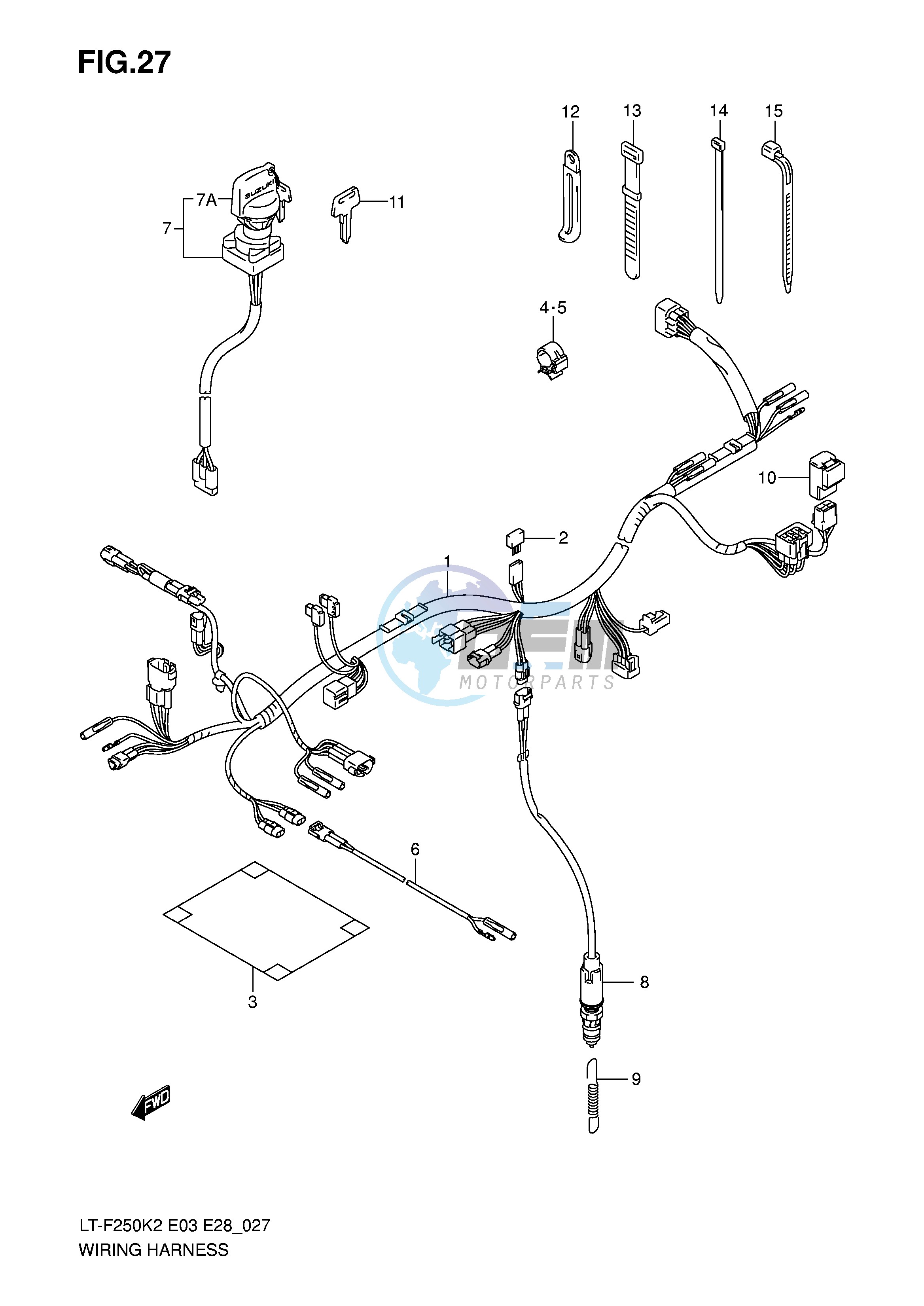 WIRING HARNESS (MODEL K2 K3 K4)