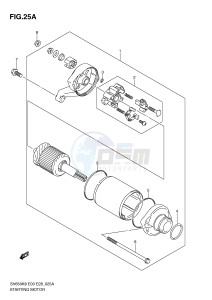 SV650 (E3-E28) drawing STARTING MOTOR (MODEL L0)