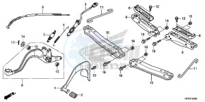 TRX420FPMD TRX420 Europe Direct - (ED) drawing PEDAL/STEP