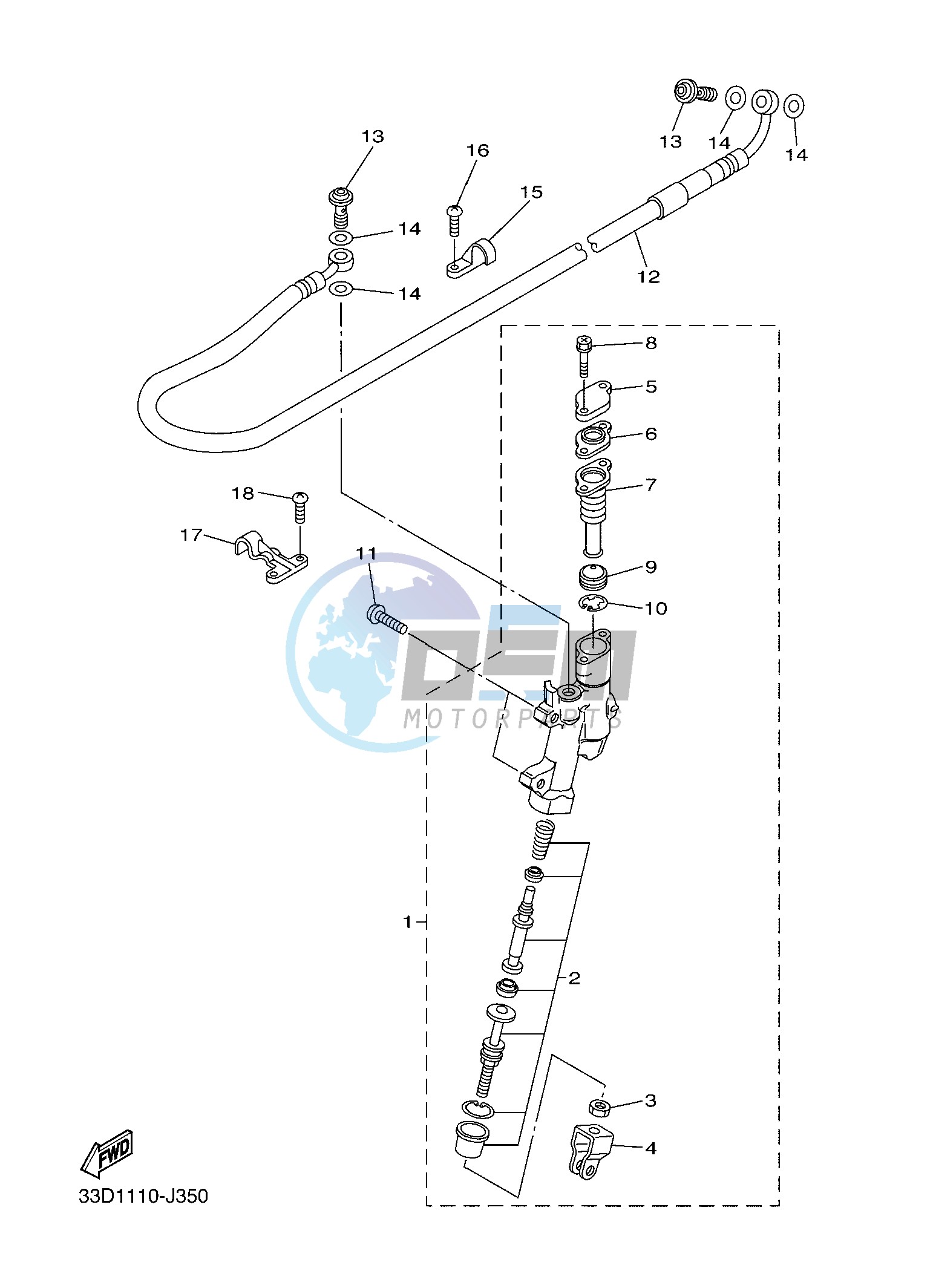 REAR MASTER CYLINDER