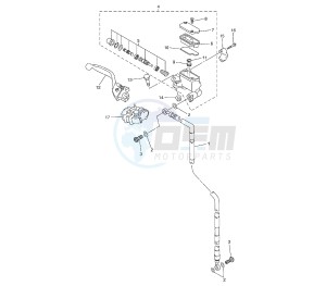 YZ F 450 drawing FRONT MASTER CYLINDER