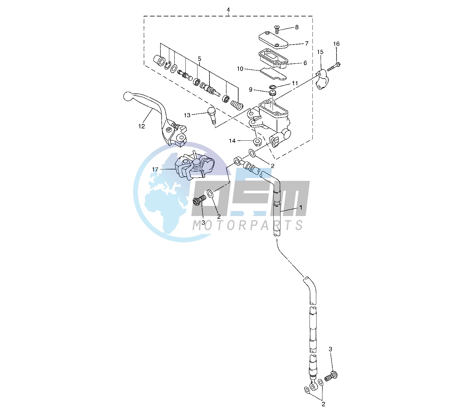 FRONT MASTER CYLINDER