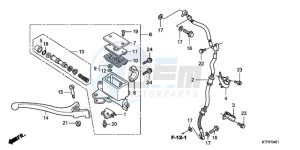 SH1259 France - (F / CMF 2F) drawing FR. BRAKE MASTER CYLINDER (SH1259/1509)