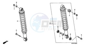 TRX500FEA Australia - (U / EC) drawing REAR CUSHION