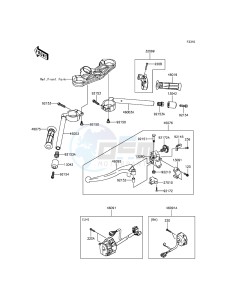 NINJA_ZX-6R ZX636EFF FR GB XX (EU ME A(FRICA) drawing Handlebar