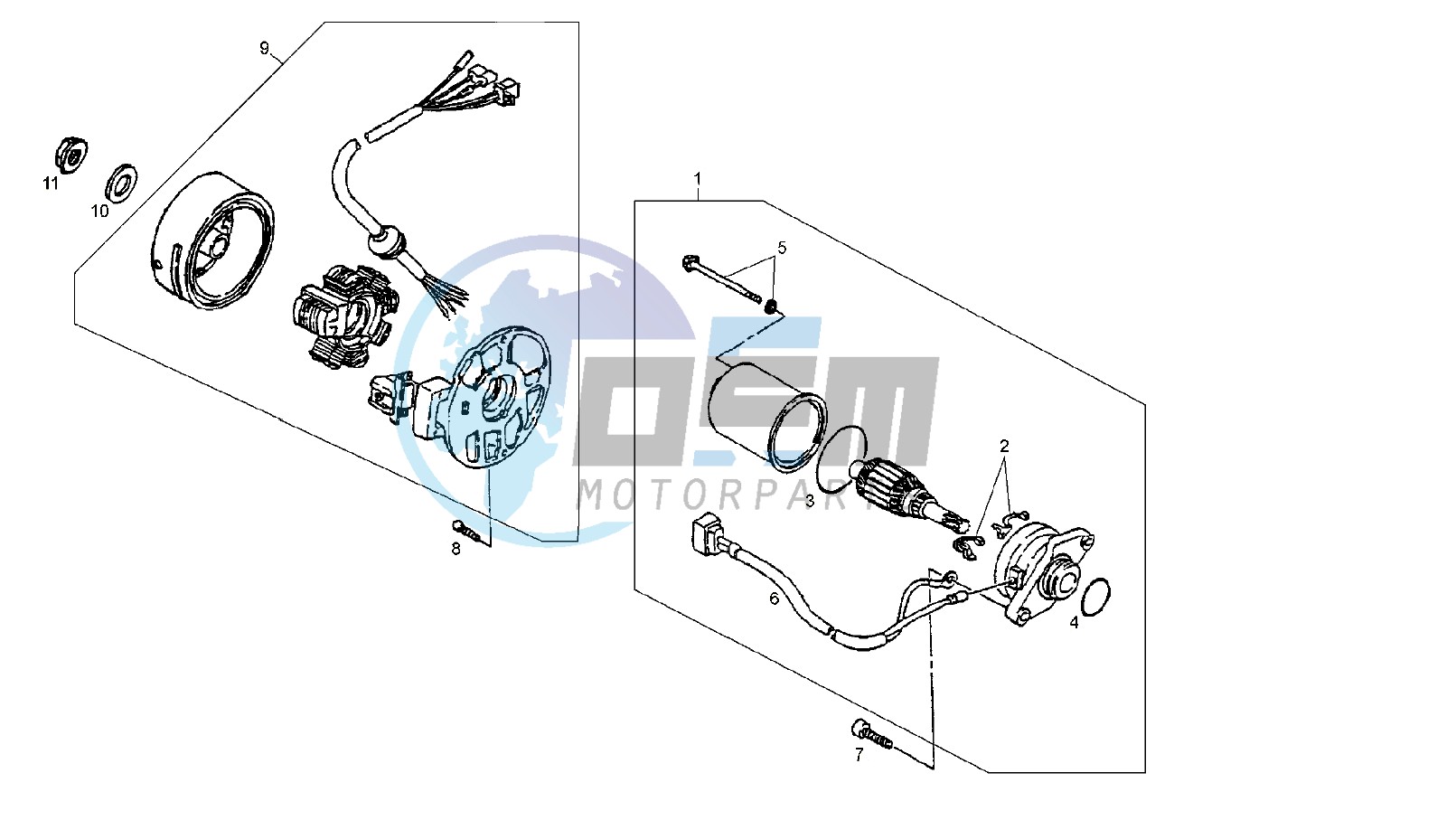 STARTING MOTOR - GENERATOR