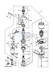 F115AETL drawing STARTER-MOTOR