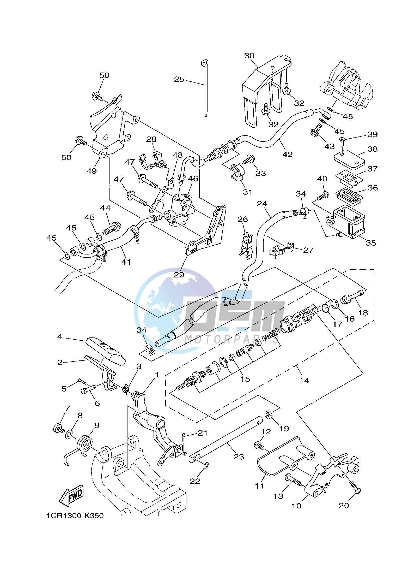 REAR MASTER CYLINDER