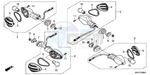 CBR600FB drawing WINKER