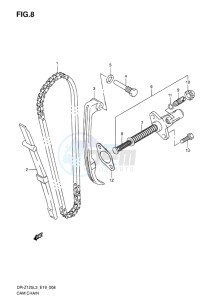 DR-Z125L EU drawing CAM CHAIN