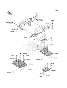 KVF650 4x4 KVF650-D1 EU GB drawing Guard(s)