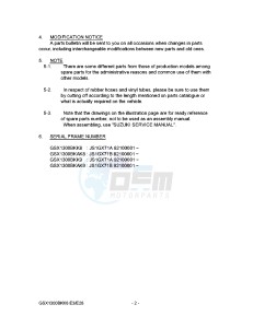 GSX1300BK (E3-E28) drawing * CATALOG PREFACE *