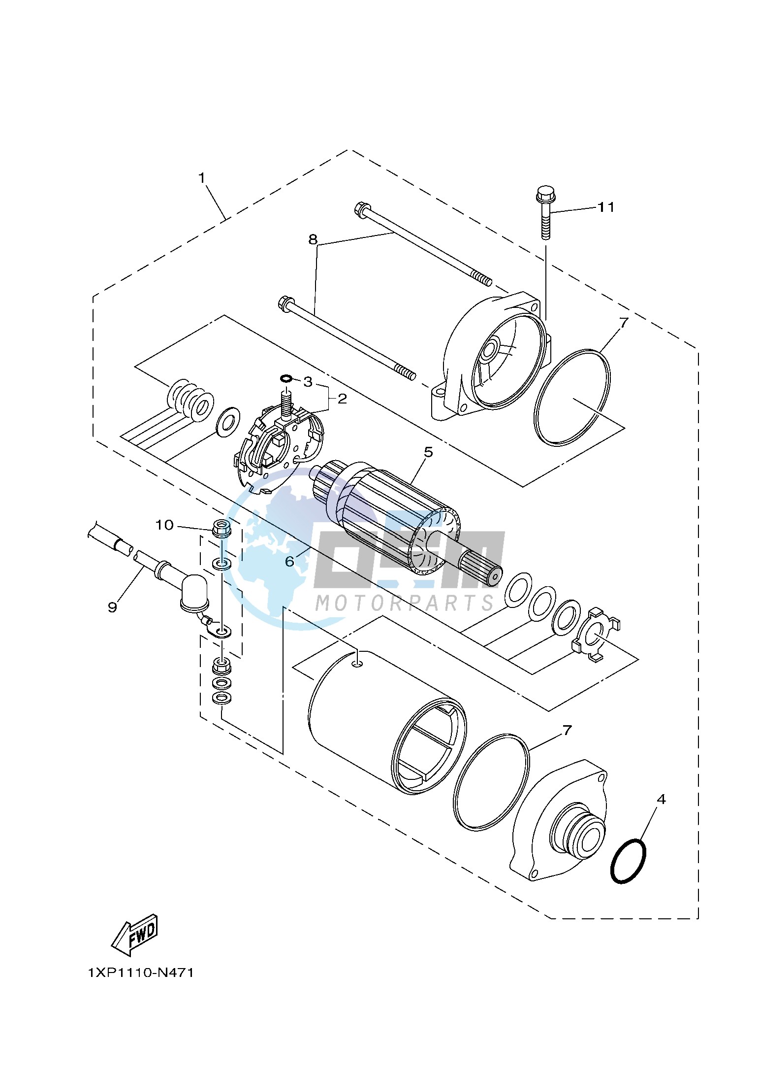 STARTING MOTOR