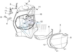 Fly 150 (USA) USA drawing Front glove compartment