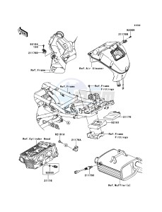 VERSYS KLE650CEF XX (EU ME A(FRICA) drawing Fuel Injection