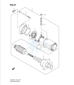 VLR1800 drawing STARTING MOTOR