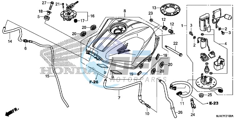 FUEL TANK/FUEL PUMP