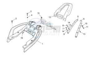 Stelvio 1200 - NTX - ABS 1200 drawing Rear handle - Luggage rack