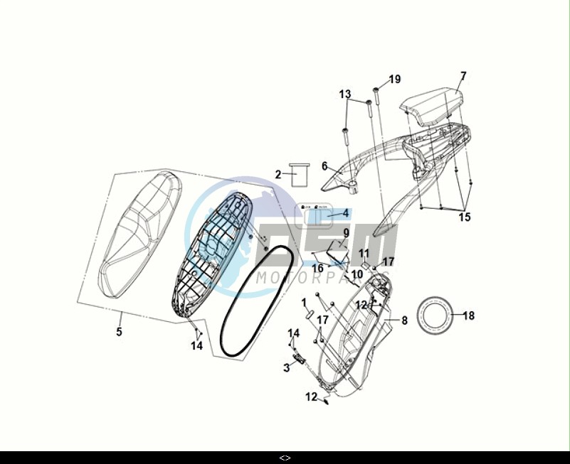 SEAT - REAR GRIP