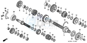 VFR8009 UK - (E / MME) drawing TRANSMISSION