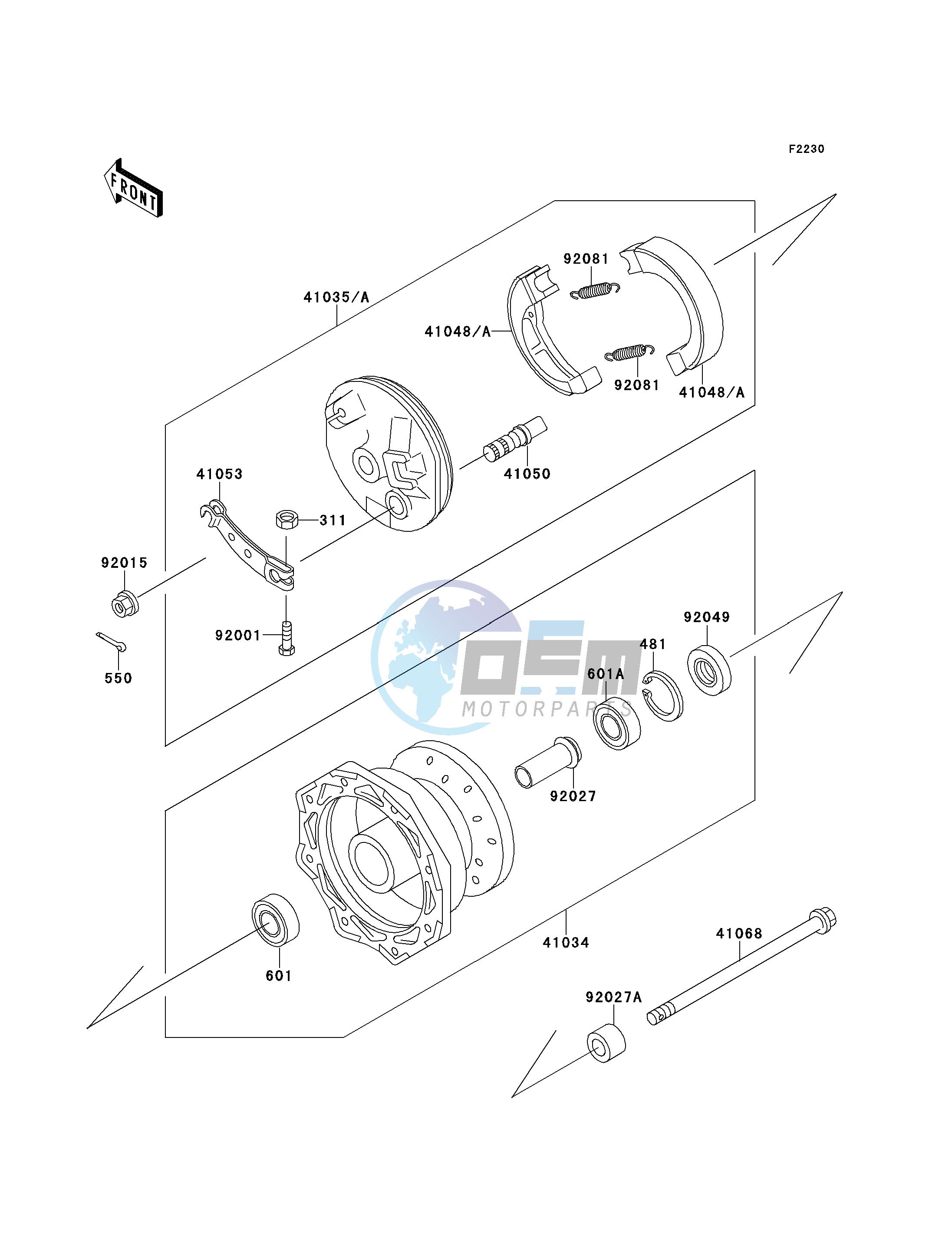 FRONT HUB