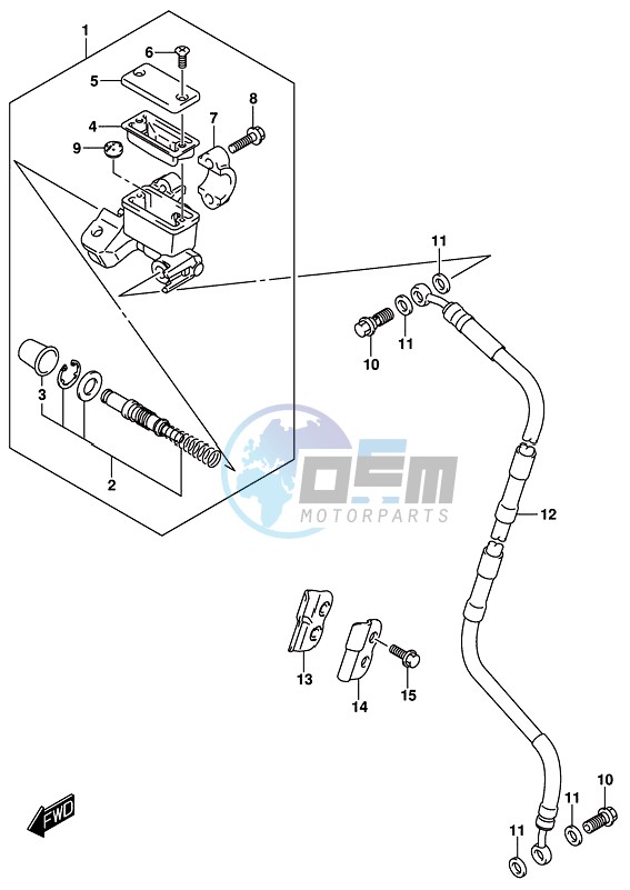 FRONT MASTER CYLINDER