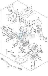 DF 300AP drawing Top Mount Dual