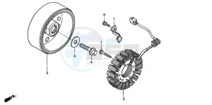 CBF600SA drawing GENERATOR