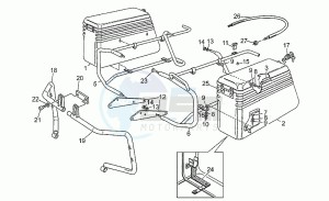 850 T5 Polizia - CC - PA - NC Polizia/CC/PA/NC drawing Saddlebags, pair