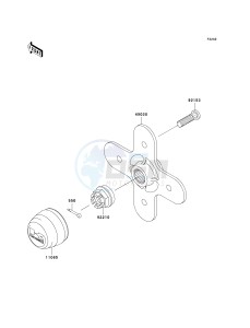 KVF 650 H [BRUTE FORCE 650 4X4I] (H7F-H8F) H7F drawing REAR HUB