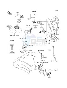 VN900 CLASSIC VN900BCF GB XX (EU ME A(FRICA) drawing Ignition Switch