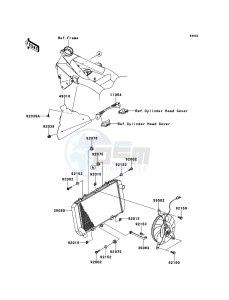 Z750 ZR750LBF FR GB XX (EU ME A(FRICA) drawing Radiator