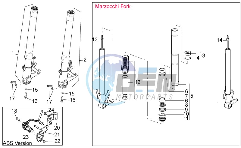 Front fork II