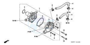 NT700VAA Europe Direct - (ED / ABS) drawing WATER PUMP