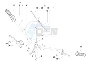 ZIP 100 4T (Vietnam) drawing Handlebars - Master cil.