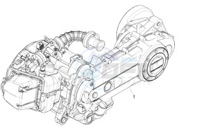 LIBERTY 50 IGET 4T 3V E4-2020 (APAC) drawing Engine, assembly