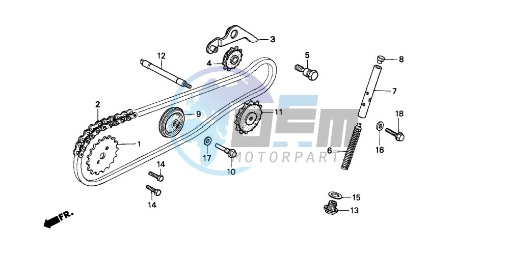 CAM CHAIN/TENSIONER