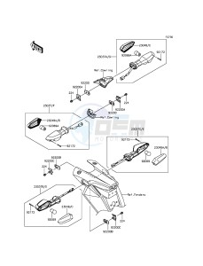 Z800 ZR800AFF FR GB XX (EU ME A(FRICA) drawing Turn Signals