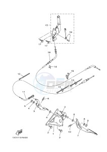 YXM700E YXM700PHE VIKING EPS HUNTER (1XPB) drawing PEDAL WIRE