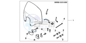 SRX90 50 drawing WINDSHIELD