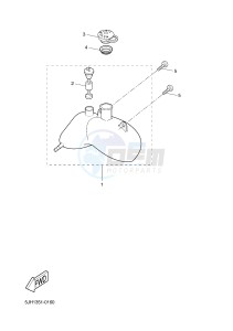 EW50N STUNT NAKED (3C7B) drawing OIL TANK