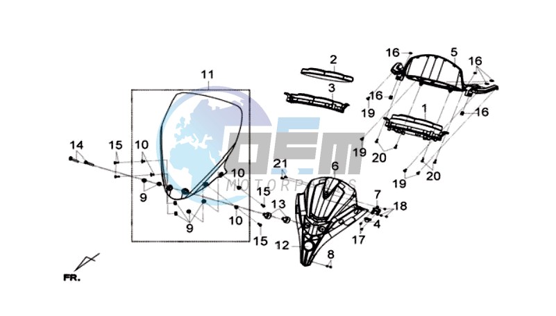 METER - WIND SCREEN