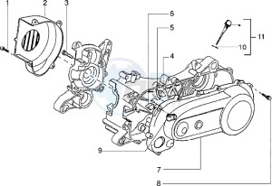 Zip 50 fast rider RST drawing Clutch cover-scrool cover