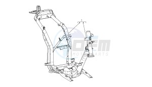 SONAR - 50 CC VTHLR1A1A 2T drawing FRAME