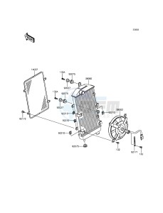 VULCAN 900 CUSTOM VN900CGF GB XX (EU ME A(FRICA) drawing Radiator